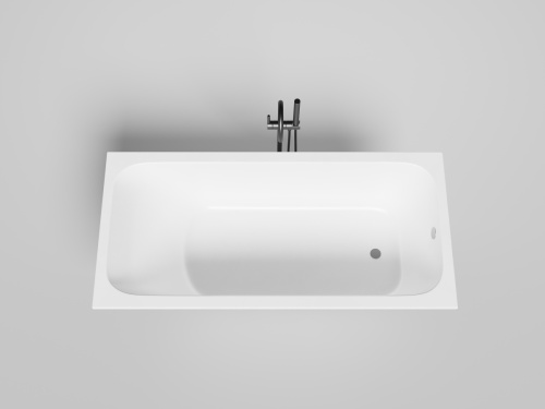 Ванна из литьевго мрамора Salini ORLANDA 102016M 170х80 встраиваемая прямоугольная с ножками - фото 3